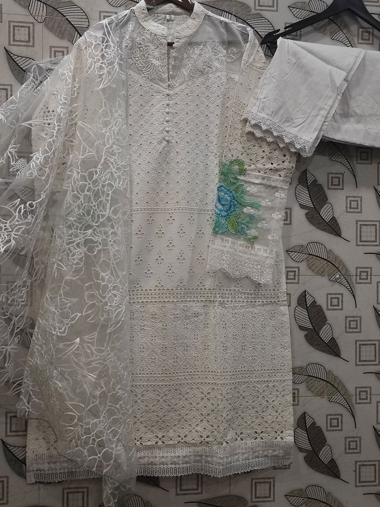 Hazzel 7773 A To D Cotton Chiken Embroidery Pakistani Suits Suppliers in India
